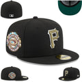 Pirates Three Rivers Stadium Tribute Fitted Cap with Embroidered Logo